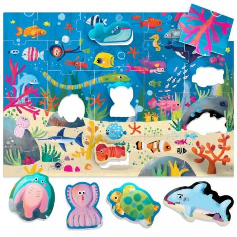 Headu Ecoplay - Puzzle Animalute In Ocean - imagine 8